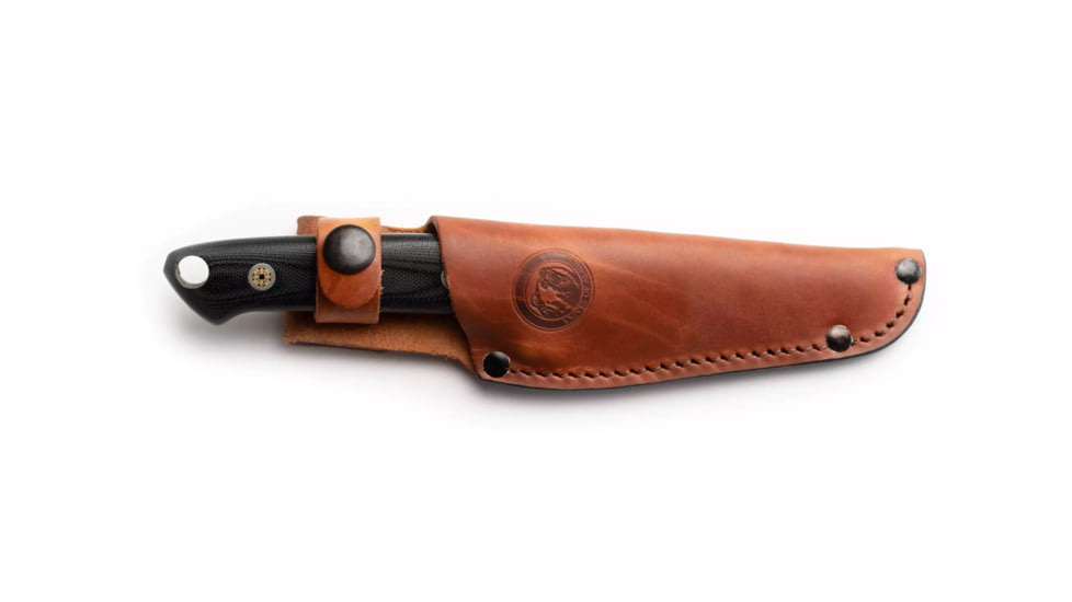 Knives of Alaska Legacy Fixed Blade Knife, 3.25in, CPM-S30V Stainless Steel, Drop Point Blade, G10, Black Handle, 00962FG