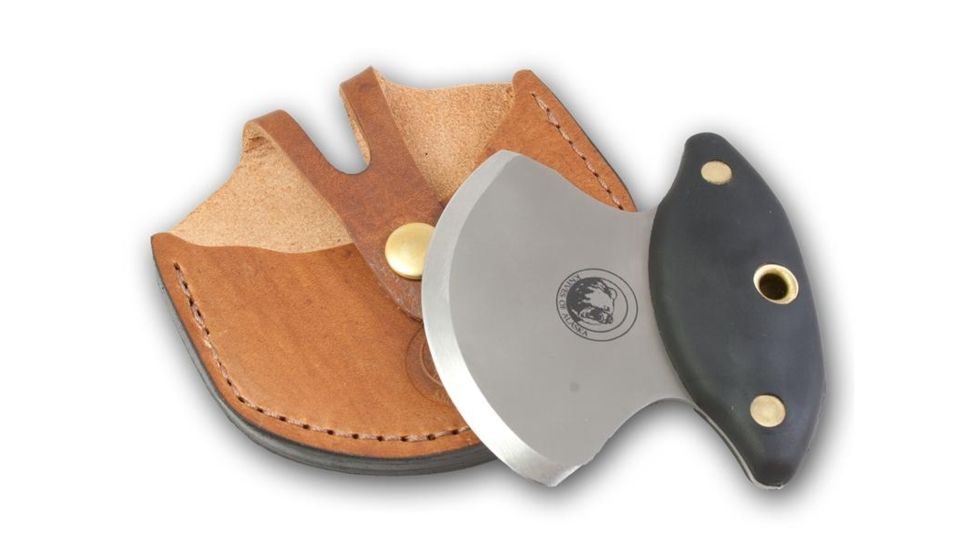 Knives of Alaska Magnum D2 Steel Ulu, Black 00122FG