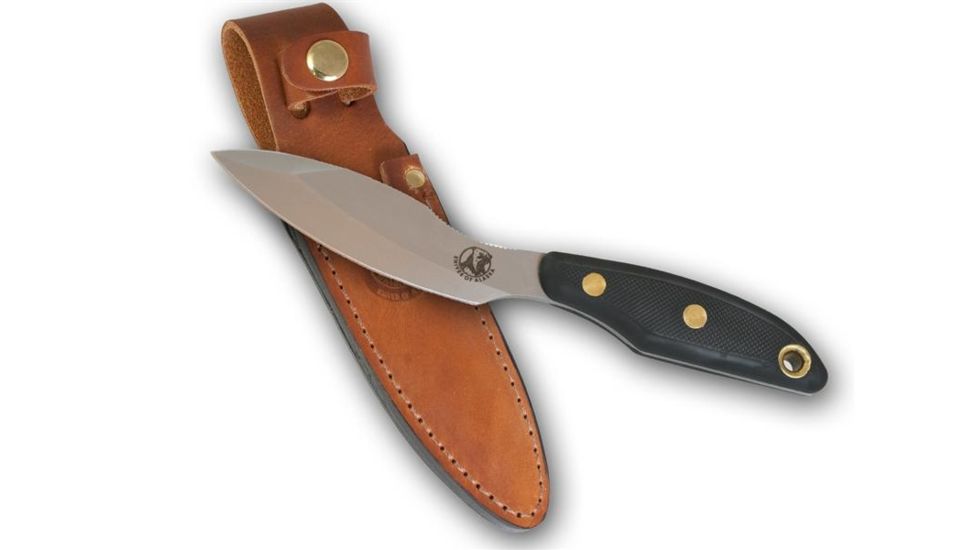 Knives of Alaska Xtreme Yukon 1 D2 Knife, Suregrip Handle, Black 00820FG