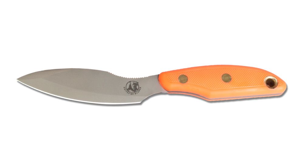Knives of Alaska Xtreme Yukon 2 D2 Knife, Suregrip Handle, Hunters Orange, 00823FG