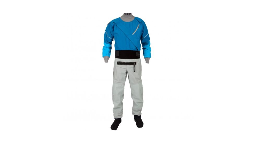 Kokatat Meridian Gore-Tex Dry Suit w/Relief Zipper & Socks, Ocean, Medium, DSUGMEROC3