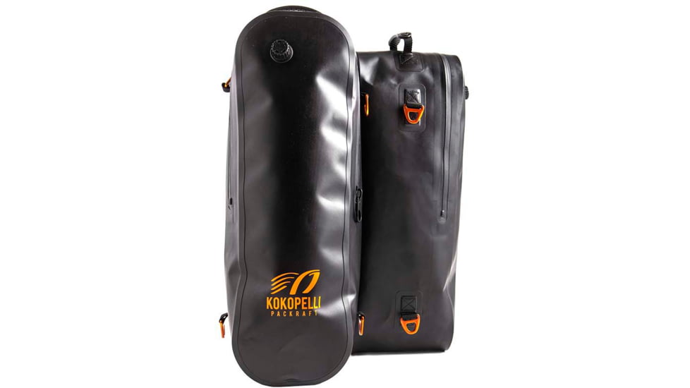 Kokopelli Packraft Delta Inflatable Dry Bag Set, Black, KO-BG-DLT-DB-L-BK