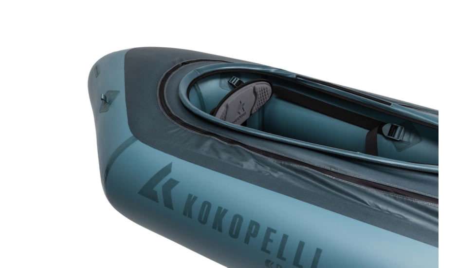 Kokopelli Packraft Rogue R-Deck w/ Removable Spraydeck, Smoke Blue, KO-AS-RGSD-SB