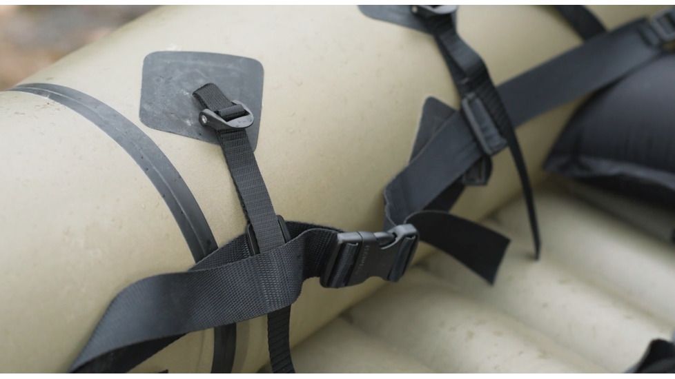 Kokopelli Packraft Thigh Strap - 4 - Point Attachment, Black, KO-011