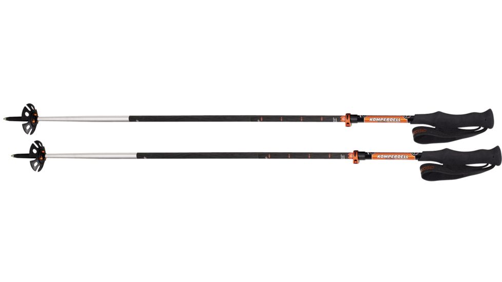 Komperdell Carbon Expedition Tour 4 Compact-Orange-105-125 cm