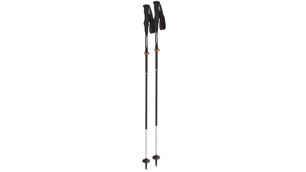 Komperdell Carbon Trailsticks Vario Compact-Black-125 cm