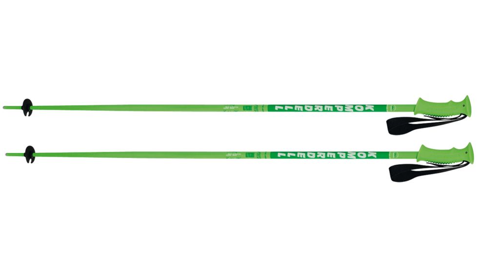 Komperdell Champion Marcel &amp; Henrik Snow Poles, Green, 120 cm 1323302-48-120