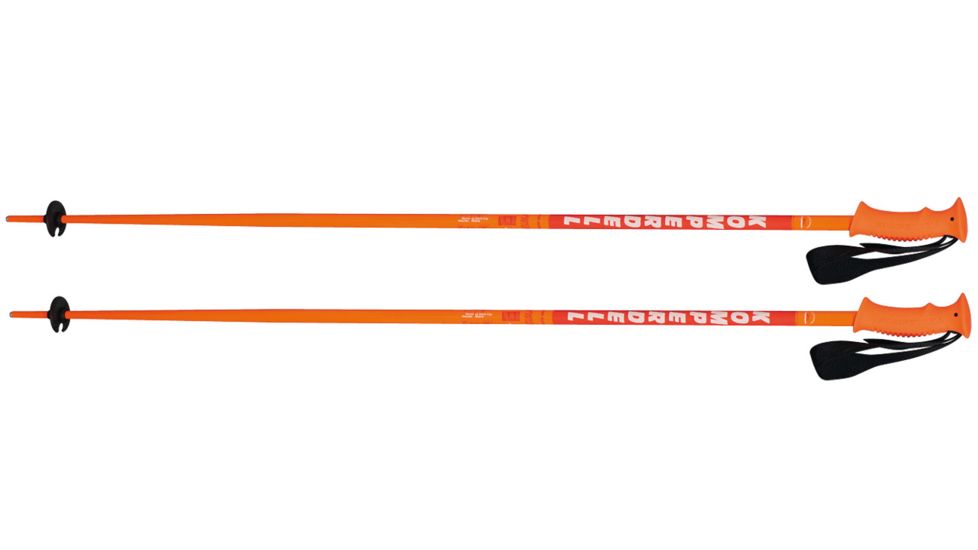Komperdell Champion Marcel &amp; Henrik Snow Poles, Orange, 120 cm 1323303-40-120