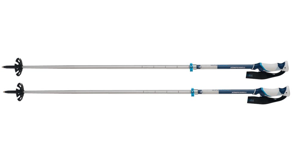 Komperdell Powder Pro Vario Snow Poles, Silver/Blue 1842358-10