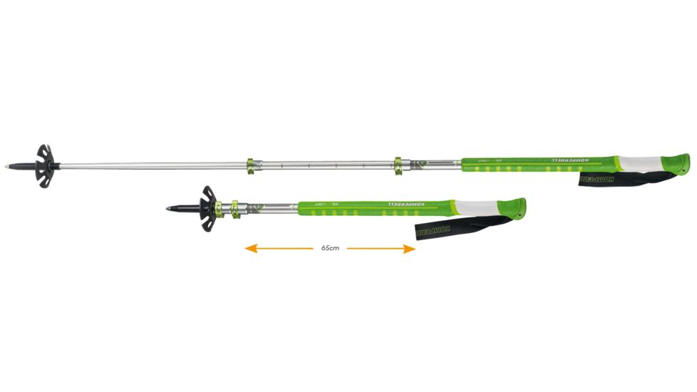 Komperdell Titanal Explorer Pro Trekking Poles, Green 1742306-10
