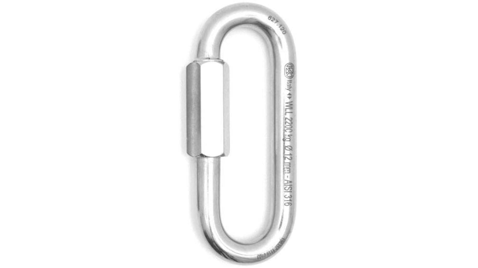Kong Long Stainless Steel Quicklink, 12mm, Silver, 527MC0P0PKK