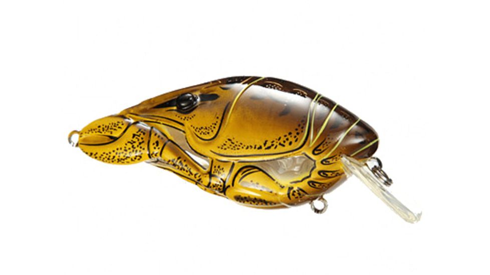 Koppers Live Target Crawfish Squarebill Lure 2-3/8" - Brown/Yellow 110805