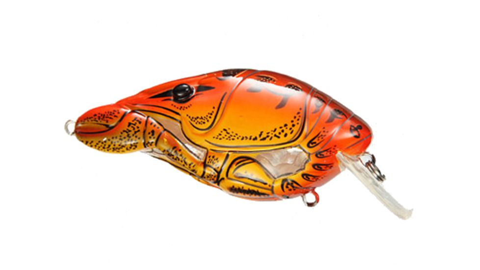 Koppers Live Target Crawfish Squarebill Lure 2-3/8" - Orange/Brown 110806