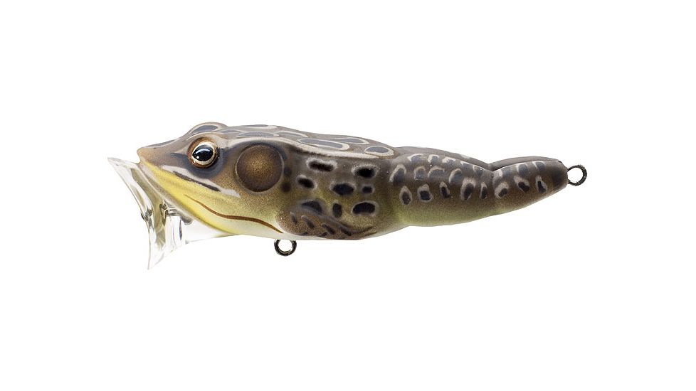 Koppers Live Target Frog Popper Lure 2-1/2" - Tan/Brown 110893