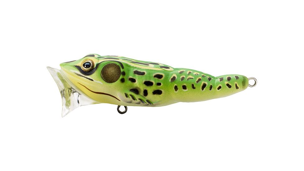 Koppers Live Target Frog Popper Lure 3" - Fluorescent Green/Yellow 110900
