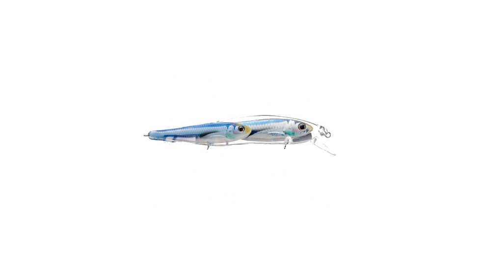Koppers Live Target Emerald Shiner Jerkbait Lure 4-1/2" - Pearl/Blue 120842