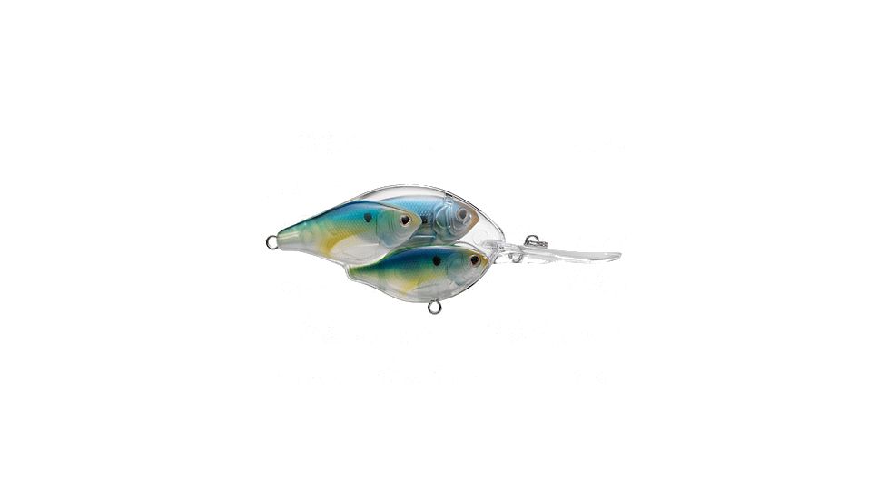 Koppers Live Target Threadfin Shad Crankbait Lure 2-1/2" - Pearl/Blue/Chartreuse 120849
