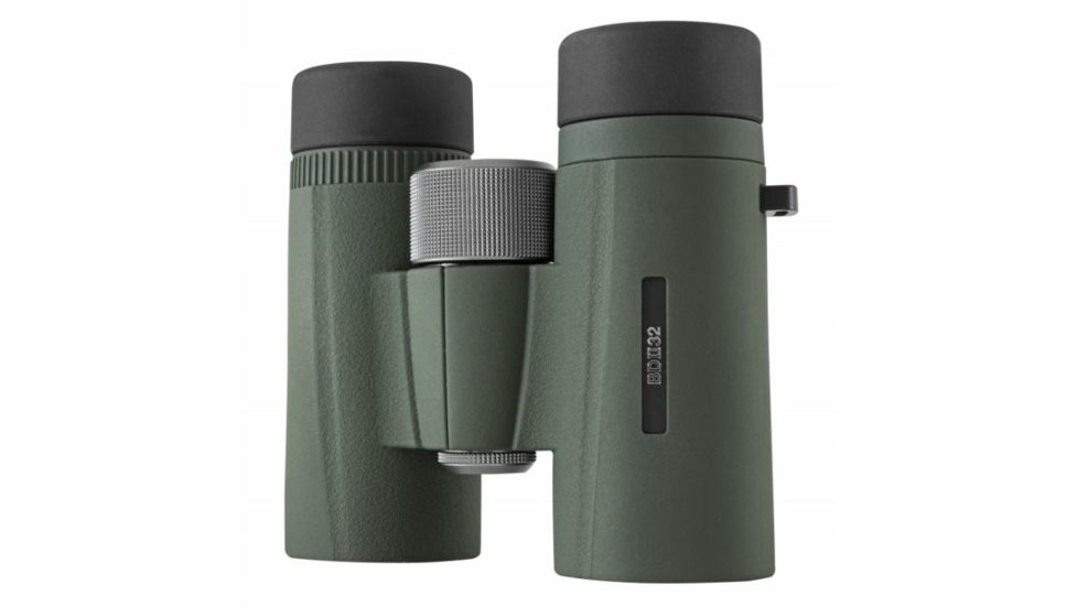 Kowa BD II XD 10x32mm Roof Binocular, Rubber Armoring, Green, BD II 32-10 XD