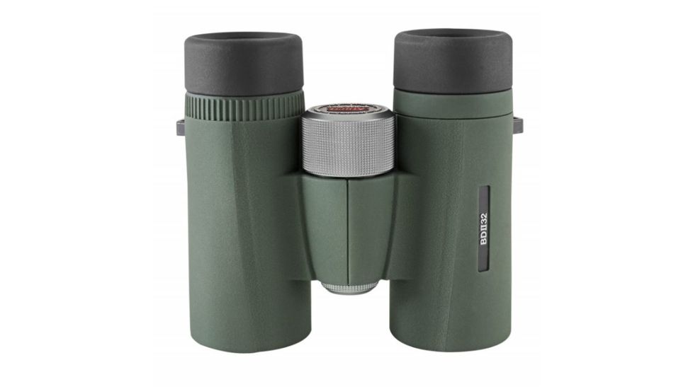 Kowa BD II XD 10x32mm Roof Binocular, Rubber Armoring, Green, BD II 32-10 XD