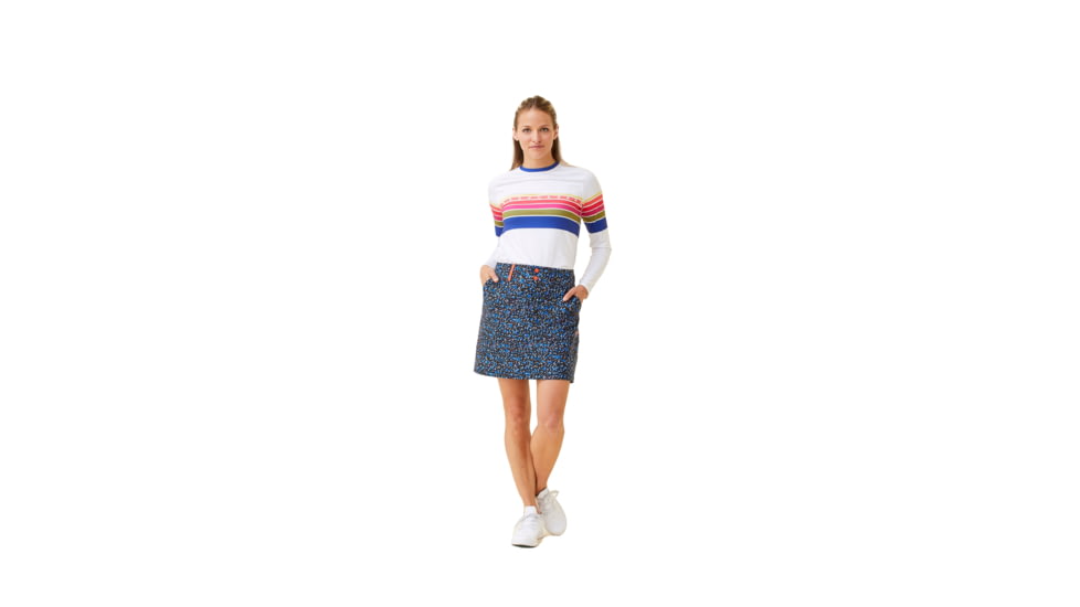 Krimson Klover Kerry Skorts - Womens, Confetti Black, Large, S23105-651-L