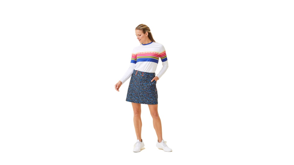 Krimson Klover Kerry Skorts - Womens, Confetti Black, Large, S23105-651-L