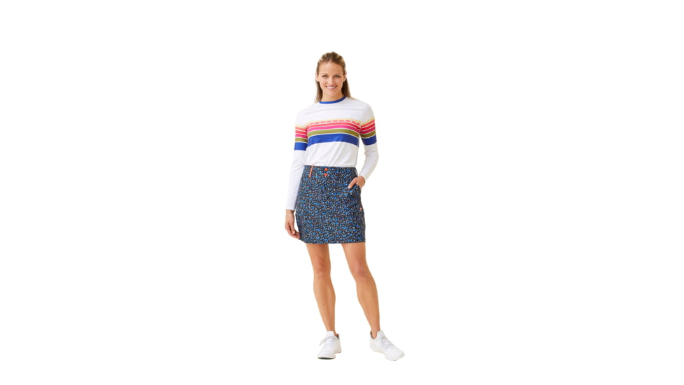 Krimson Klover Kerry Skorts - Womens, Confetti Black, Large, S23105-651-L