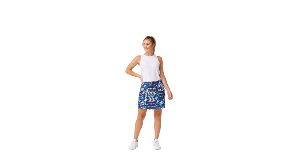 Krimson Klover Kerry Skorts - Womens, Floral S. Blue, Extra Small, S23105-658-XS