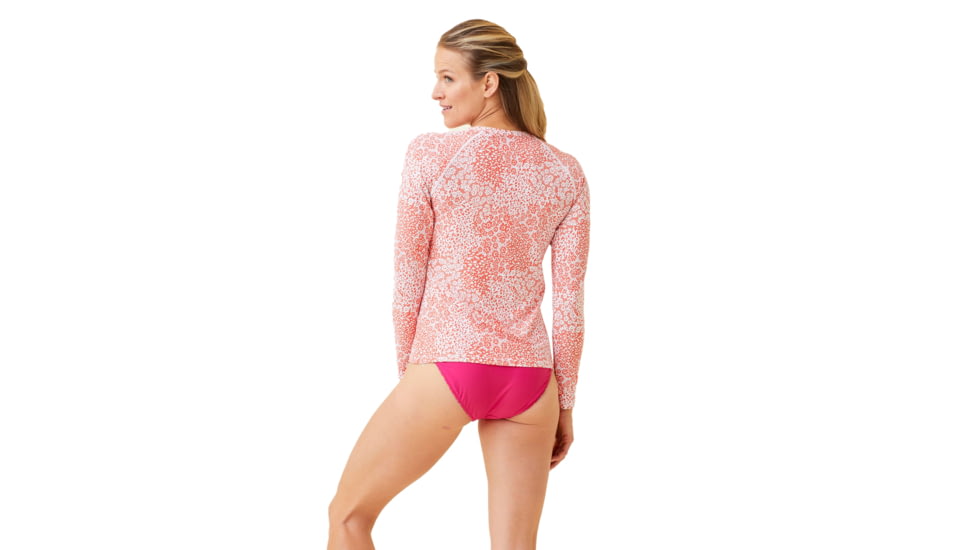 Krimson Klover Mae Swimshirts - Womens, Mtn Floral Coral, Large, S23144P-657-L