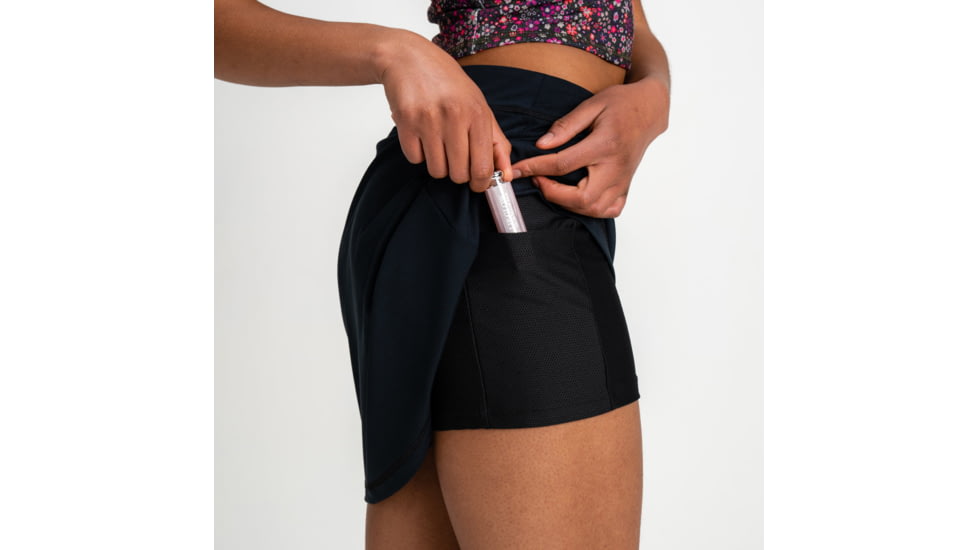 Krimson Klover Mila Skorts - Womens, Black, Extra Large, S23113-001-XL