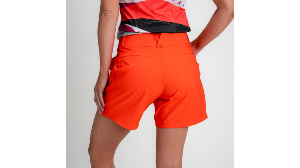 Krimson Klover Rory 7in Inseam Shorts - Womens, Coral, Medium, S23102-622-M