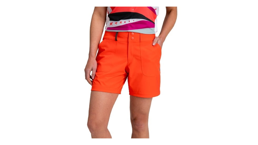 Krimson Klover Rory 7in Inseam Shorts - Womens, Coral, Medium, S23102-622-M