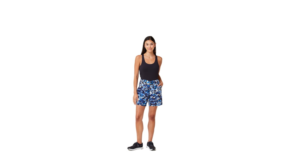 Krimson Klover Rory 7in Inseam Shorts - Womens, Floral S. Blue, Small, S23102-658-S