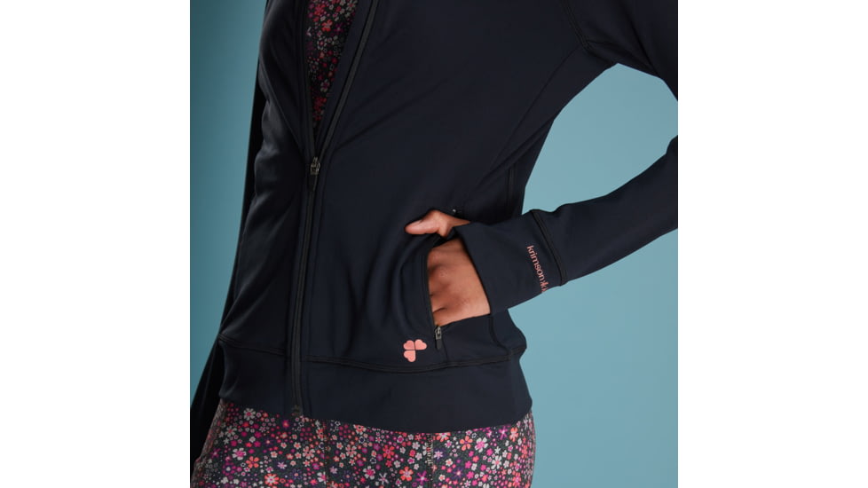 Krimson Klover Ruby Zip Jackets - Womens, Black, Extra Small, S23119-001-XS