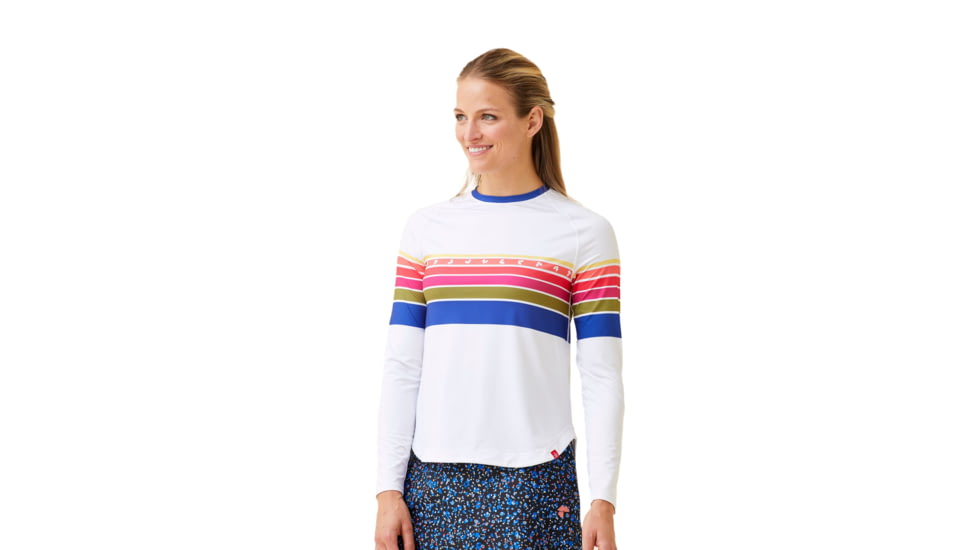 Krimson Klover Sara Long Sleeve Sunshirts - Womens, Multi Stripe, Extra Large, S23145-690-XL
