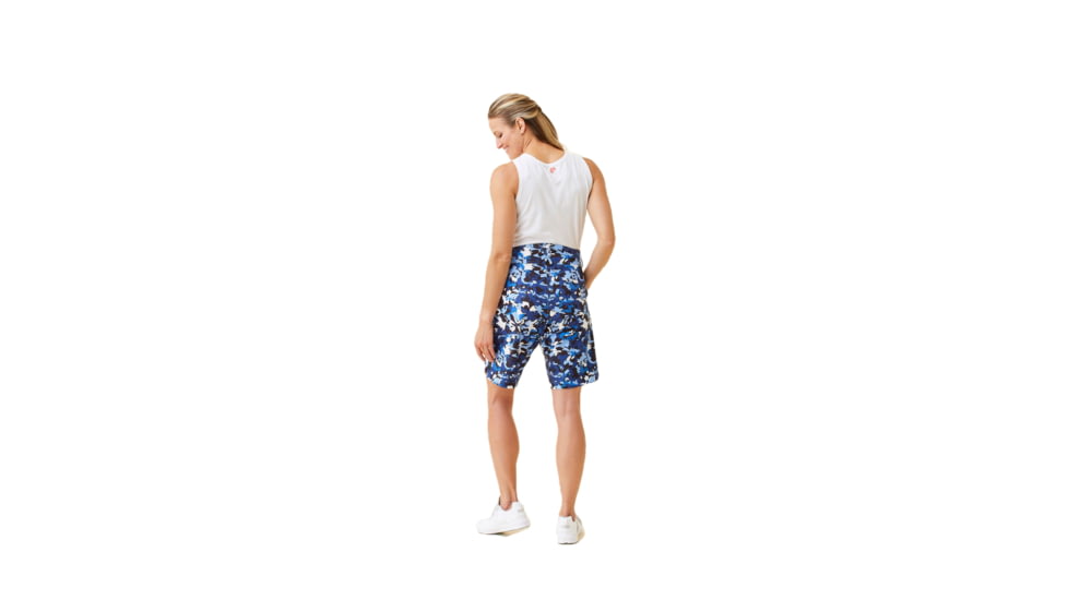 Krimson Klover Sienna 11in Inseam Shorts - Womens, Floral S. Blue, Extra Small, S23103-658-XS