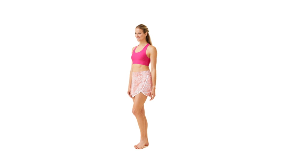 Krimson Klover Splash Skorts - Womens, Mtn Floral Coral, Large, S23141P-657-L