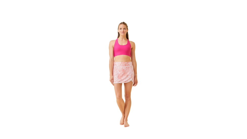 Krimson Klover Splash Skorts - Womens, Mtn Floral Coral, Large, S23141P-657-L