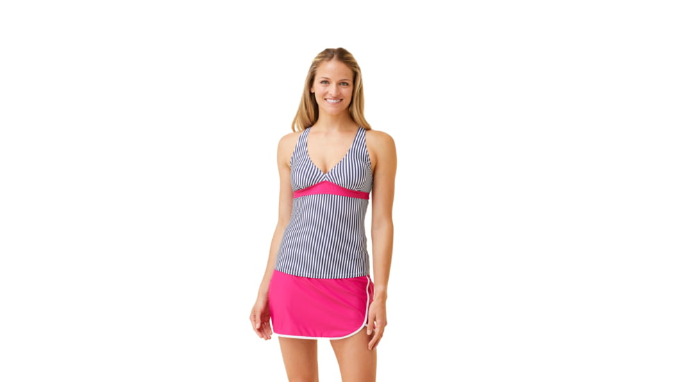 Krimson Klover Tilly Tankini Tops - Womens, Indigo Stripe, Extra Large, S23135P-659-XL