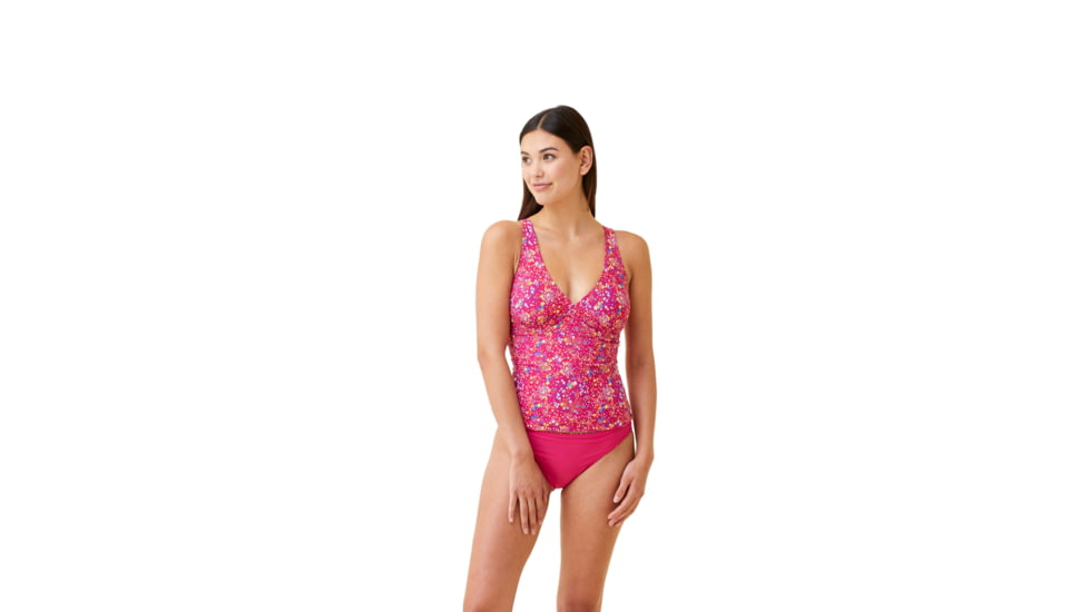 Krimson Klover Tilly Tankini Tops - Womens, Lakeside Fuchsia, Extra Large, S23135P-660-XL