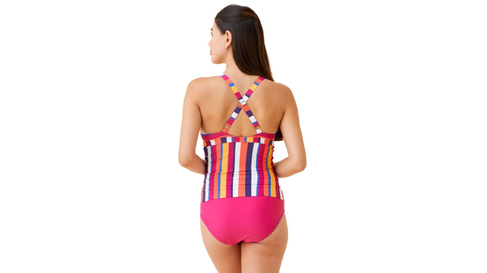 Krimson Klover Tilly Tankini Tops - Womens, Spectrum Stripe, Medium, S23135P-653-M