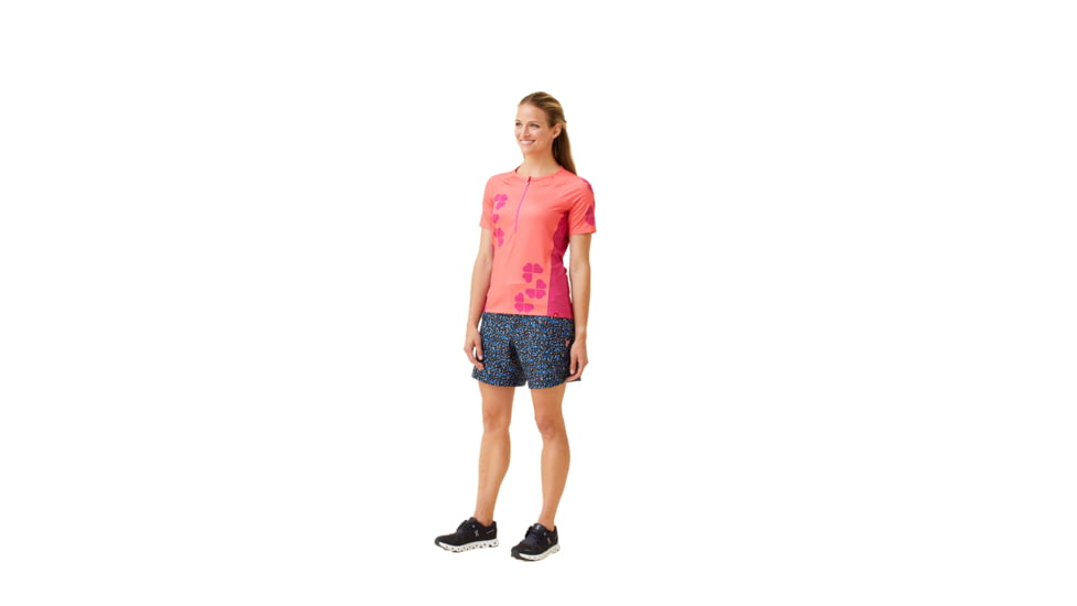 Krimson Klover Vida Jersey T-Shirts - Womens, Clover Coral, Extra Small, S23108-664-XS