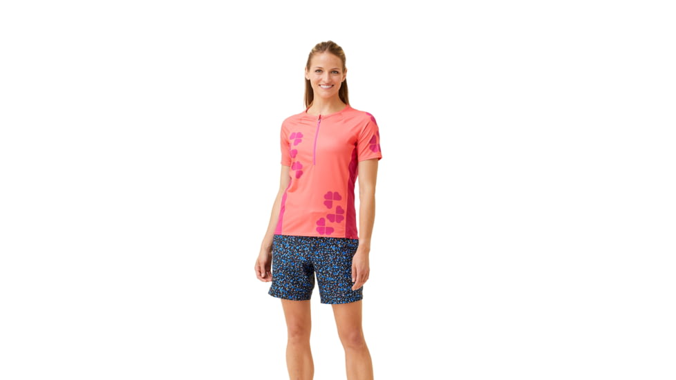 Krimson Klover Vida Jersey T-Shirts - Womens, Clover Coral, Extra Small, S23108-664-XS