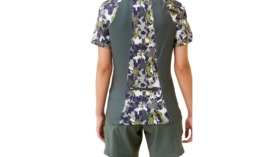 Krimson Klover Vida Jersey T-Shirts - Womens, Floral Forest, Extra Small, S23108-670-XS