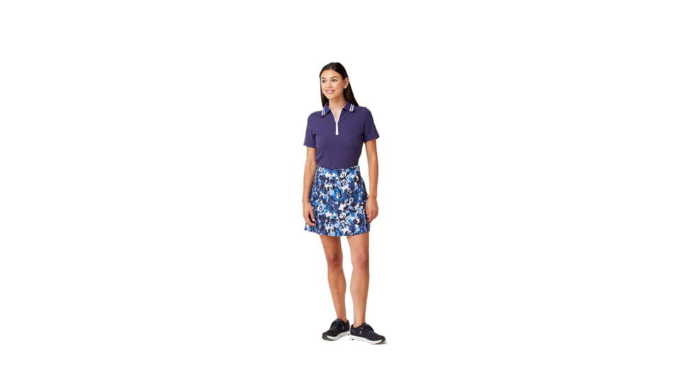 Krimson Klover Wellington Skorts - Womens, Floral S. Blue, Large, S23148-658-L