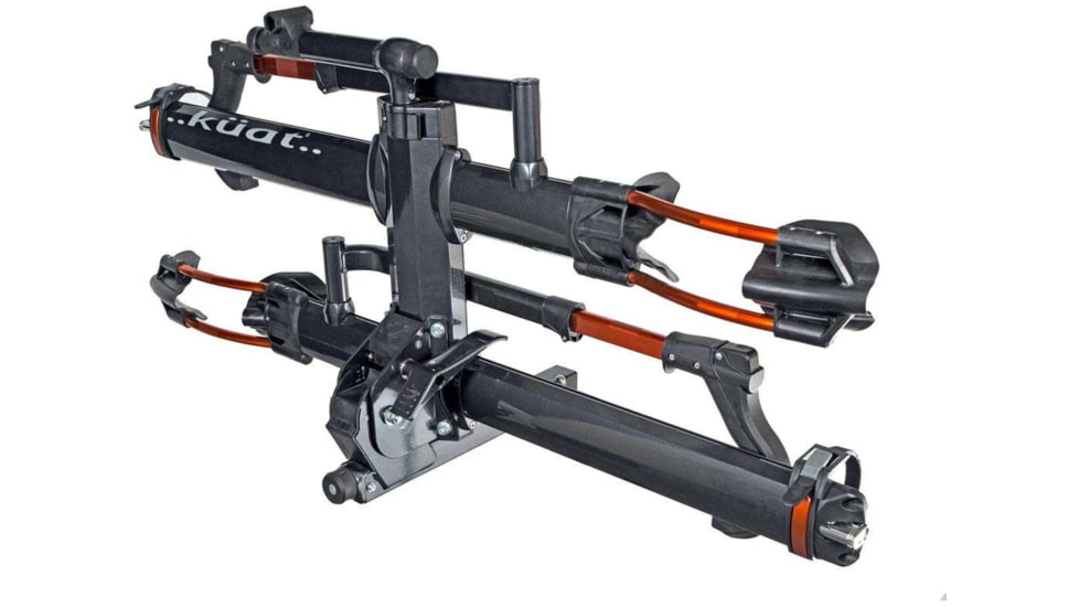 Kuat 2in NV 2.0 - 2-Bike Rack, Gray Metallic and Orange Anodize, NV22G