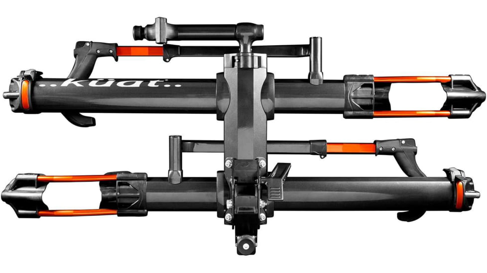 Kuat 2in NV 2.0 - 2-Bike Rack, Gray Metallic and Orange Anodize, NV22G