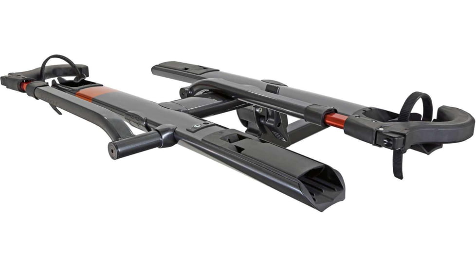 Kuat 2in Sherpa 2.0 - 2-Bike Rack, Gray Metallic and Orange Anodize, SH22G