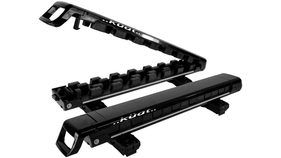 Kuat Grip Ski Rack - Black Metallic with Gray Anodize - 4 Ski, Black Metallic with Gray Anodize, GRR4B