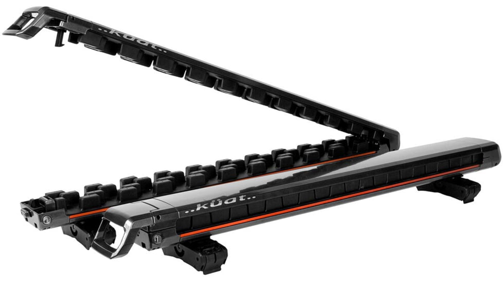 Kuat Grip Ski Rack - Gray Metallic with Orange Anodize - 6 Ski, Gray Metallic with Orange Anodize, GRR6G