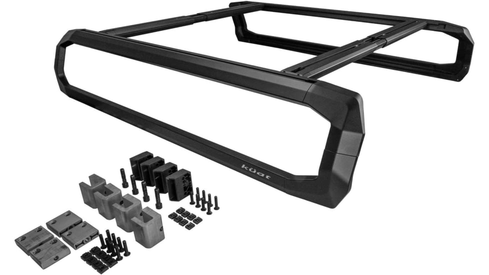 Kuat Ibex Truck Bed Rack, Mid-Size, Short-Bed, Sandy Black, IBEXA1